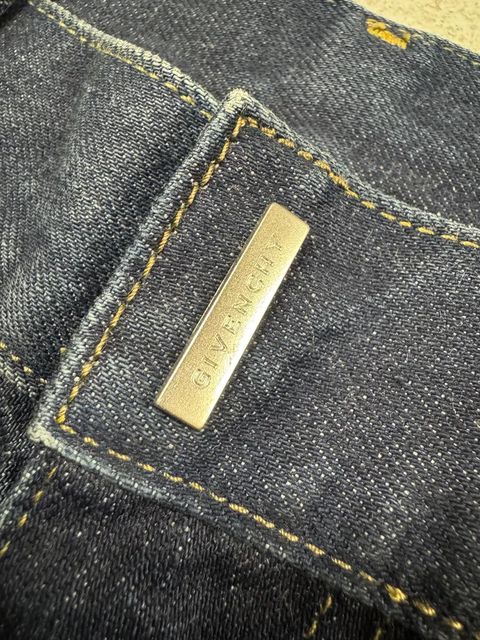 SS2024 Givenchy 4G Cargo Denim Brut Carpenter Jeans - Image 6