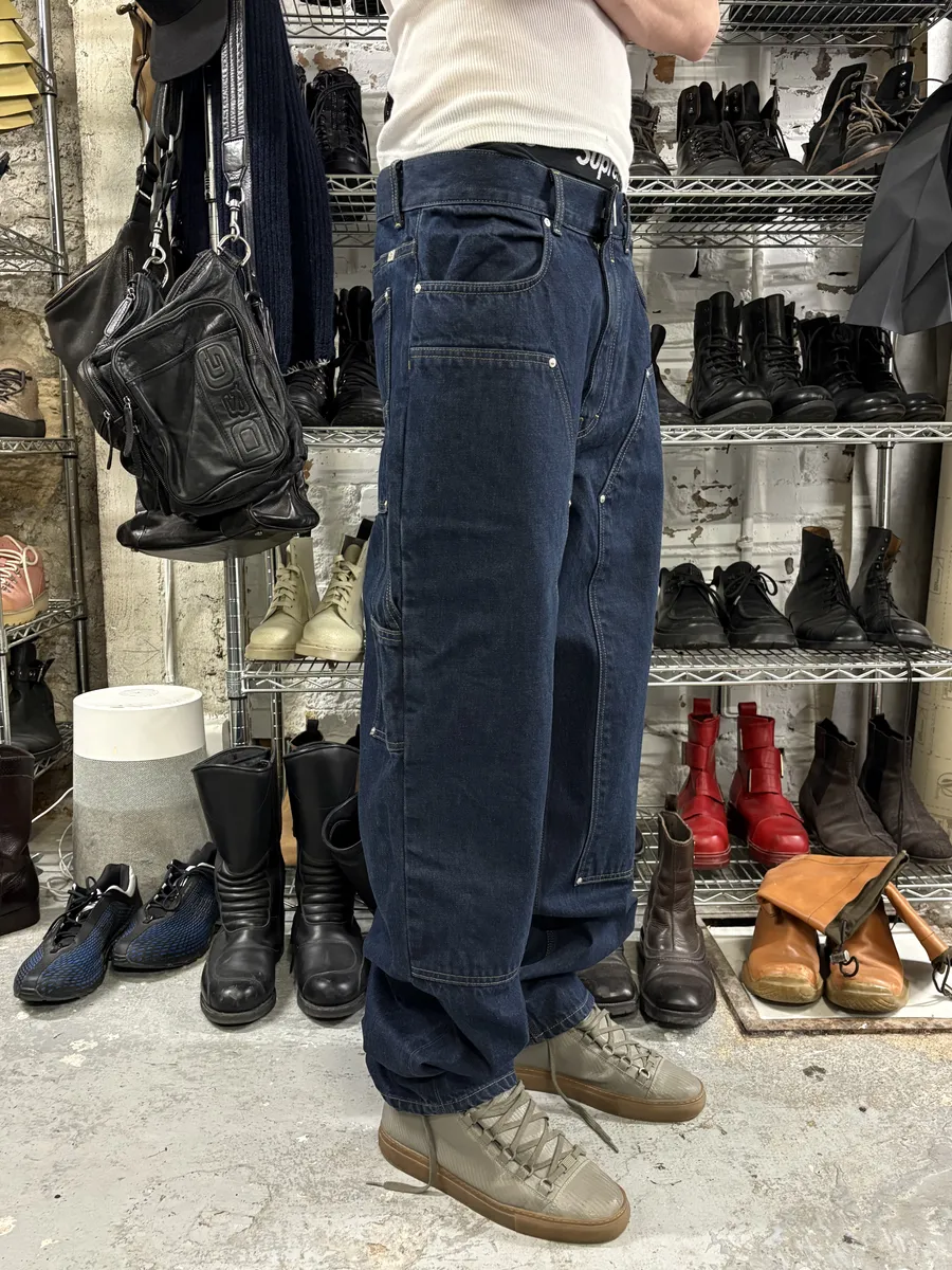 SS2024 Givenchy 4G Cargo Denim Brut Carpenter Jeans - Image 2