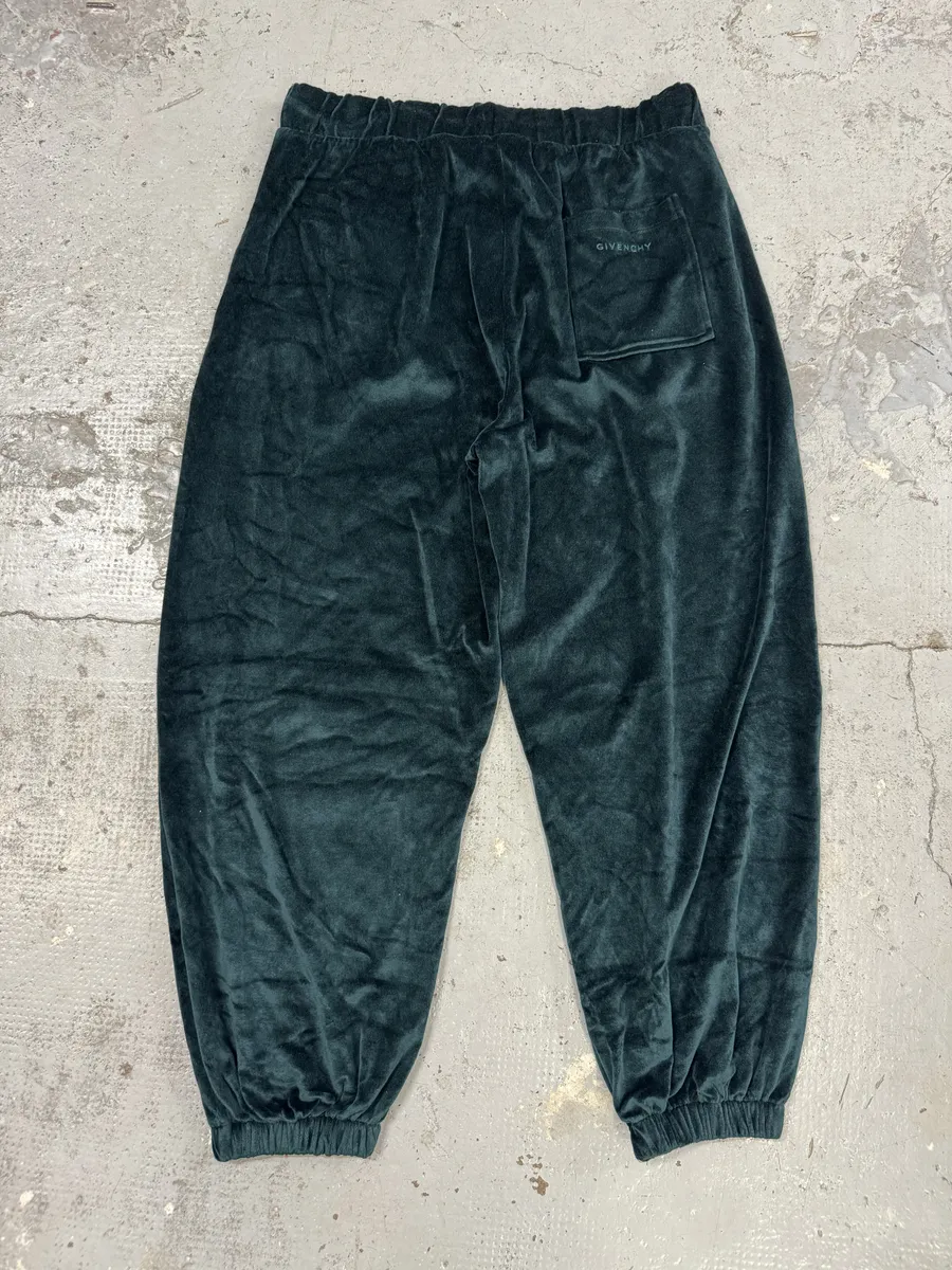 SS2024 Givenchy Sample Dark Green Velvet Pants by Matthew Williams - Image 5