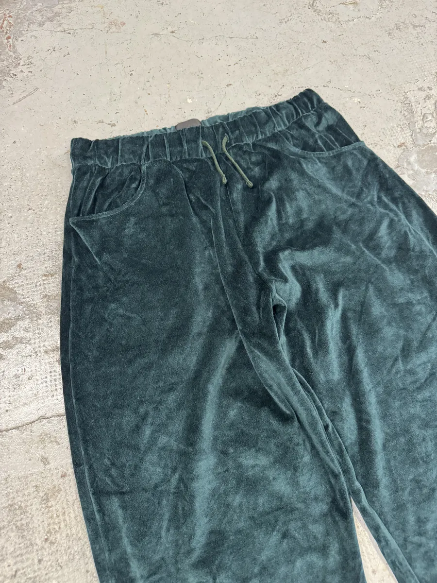 SS2024 Givenchy Sample Dark Green Velvet Pants by Matthew Williams - Image 8