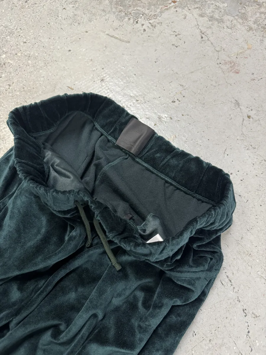 SS2024 Givenchy Sample Dark Green Velvet Pants by Matthew Williams - Image 9