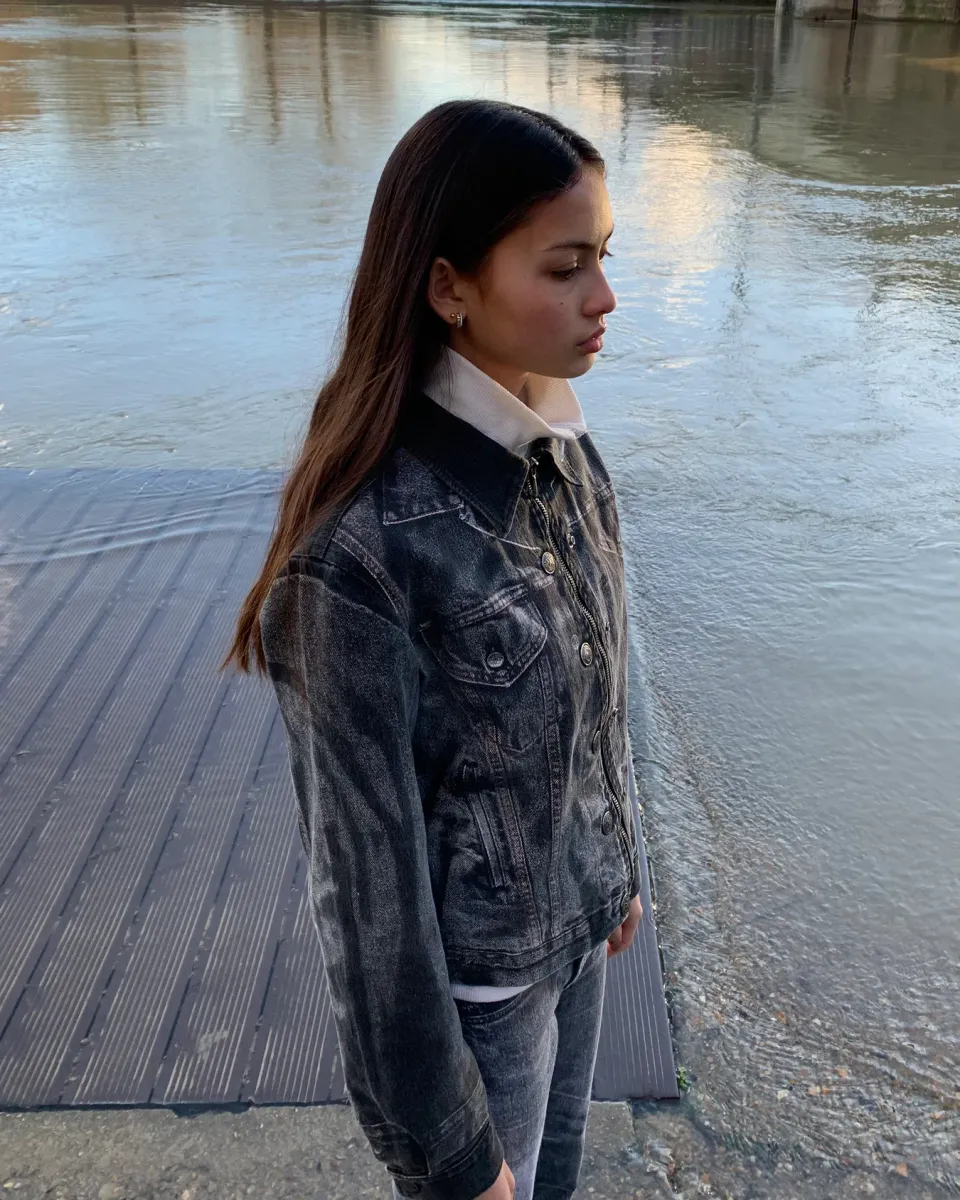 SS97 Jean Paul Gaultier Trompe L’oeil Denim Jacket - Image 3
