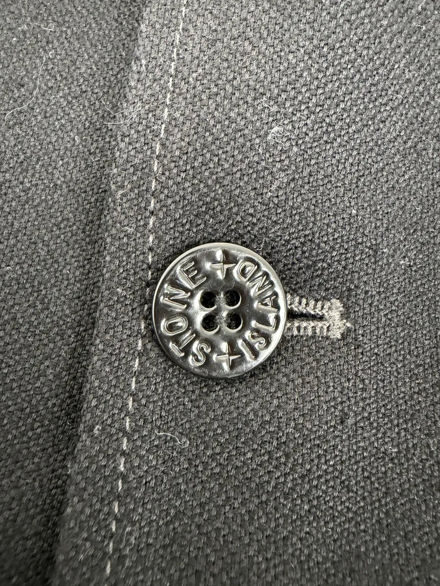 Stone Island Black Wool Classy Caban Jacket - Image 7