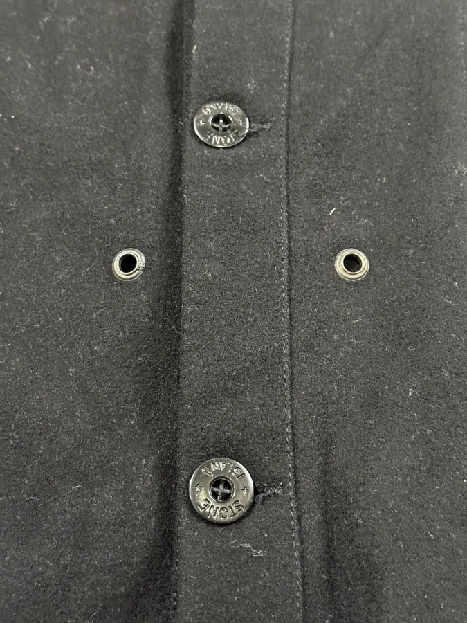 Stone Island Black Wool Sailor Bomber Jacket - Image 13
