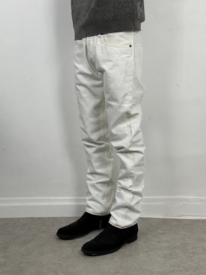 Stone Island White Denim Jeans - Image 3