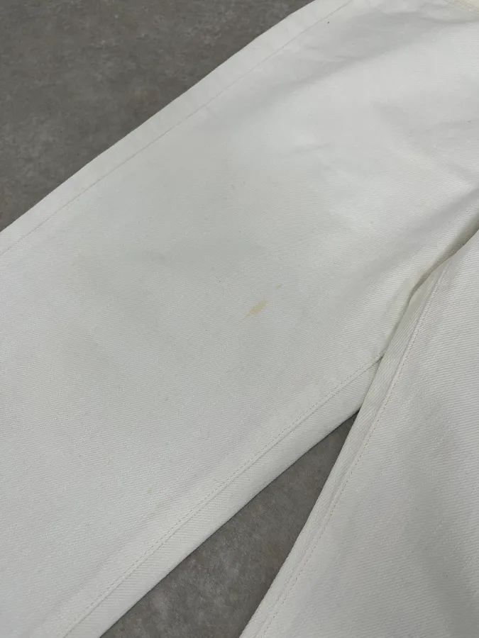 Stone Island White Denim Jeans - Image 7