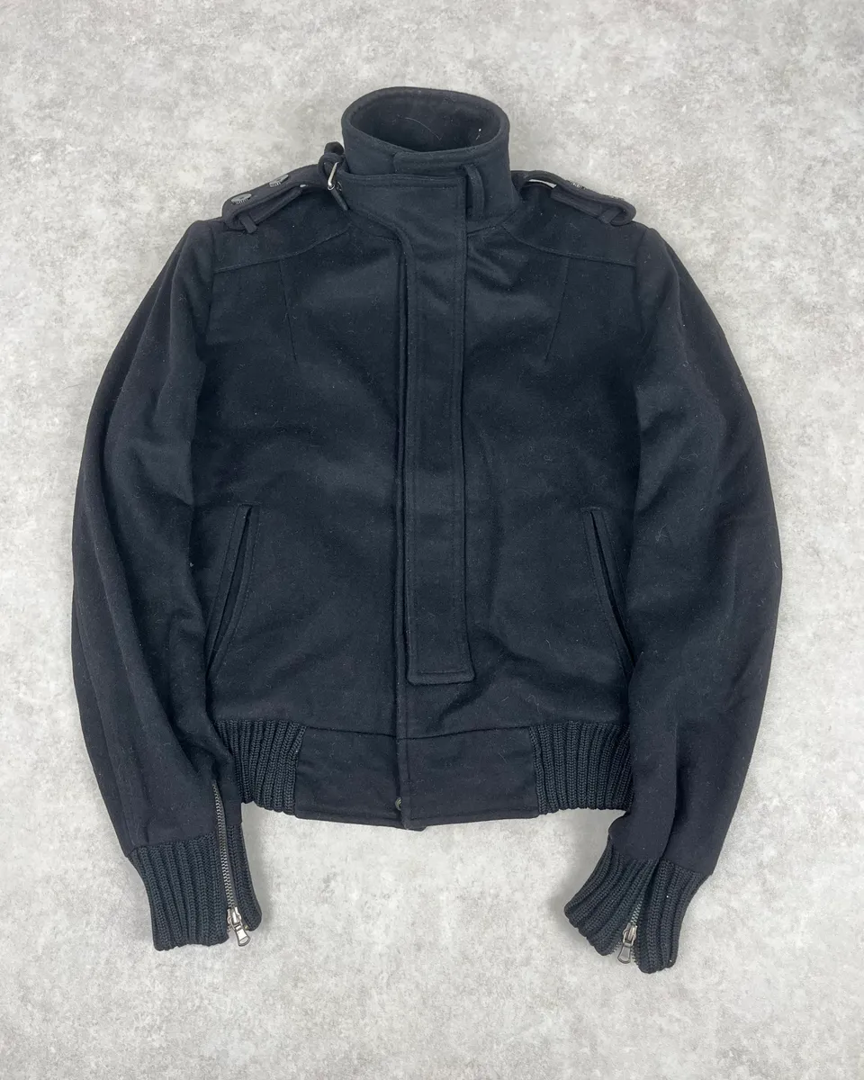 Takeshy Kurosawa Black Wool Minimalist Japanese Jacket