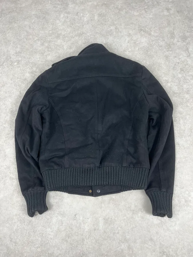 Takeshy Kurosawa Black Wool Minimalist Japanese Jacket - Image 7