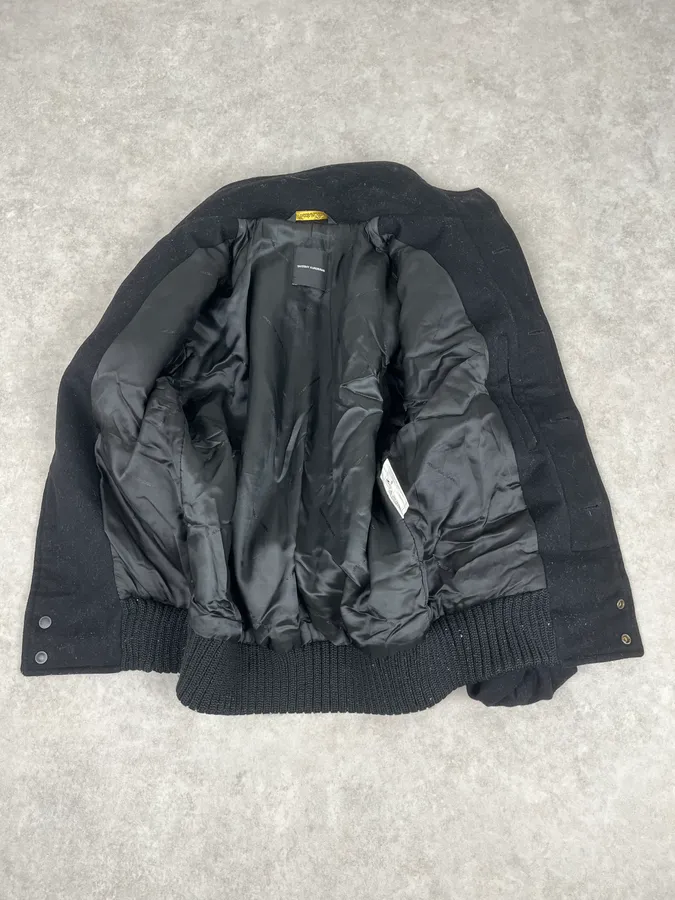 Takeshy Kurosawa Black Wool Minimalist Japanese Jacket - Image 8
