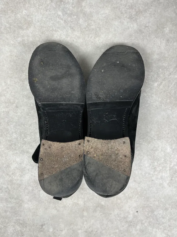The Last Conspiracy Black Suede Leather Chelsea Boots - Image 7