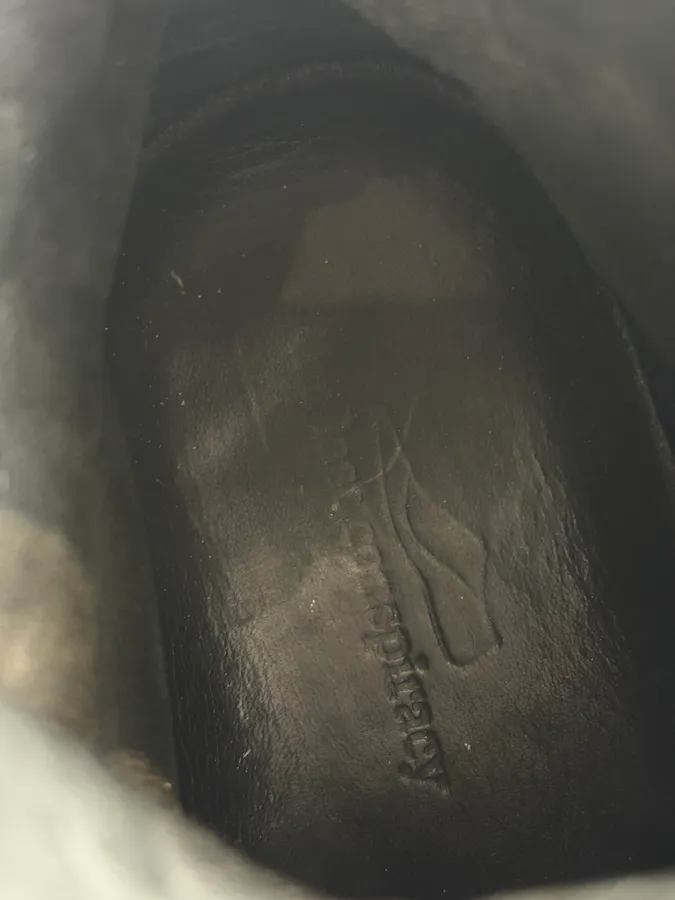 The Last Conspiracy Black Woven Leather High Sneakers - Image 9