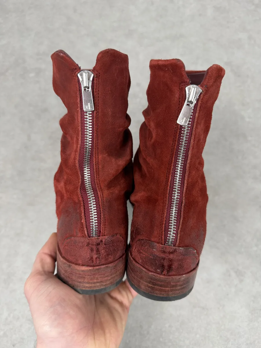 The Last Conspiracy Red Suede Leather Boots - Image 3