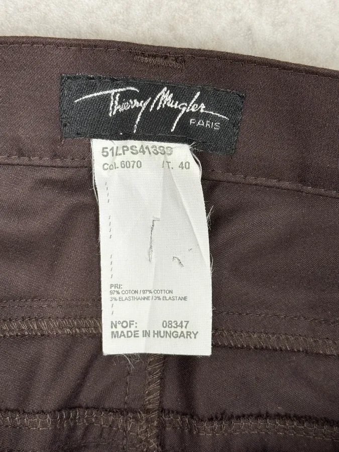 Thierry Mugler Brown Avant-Garde Pants - Image 10