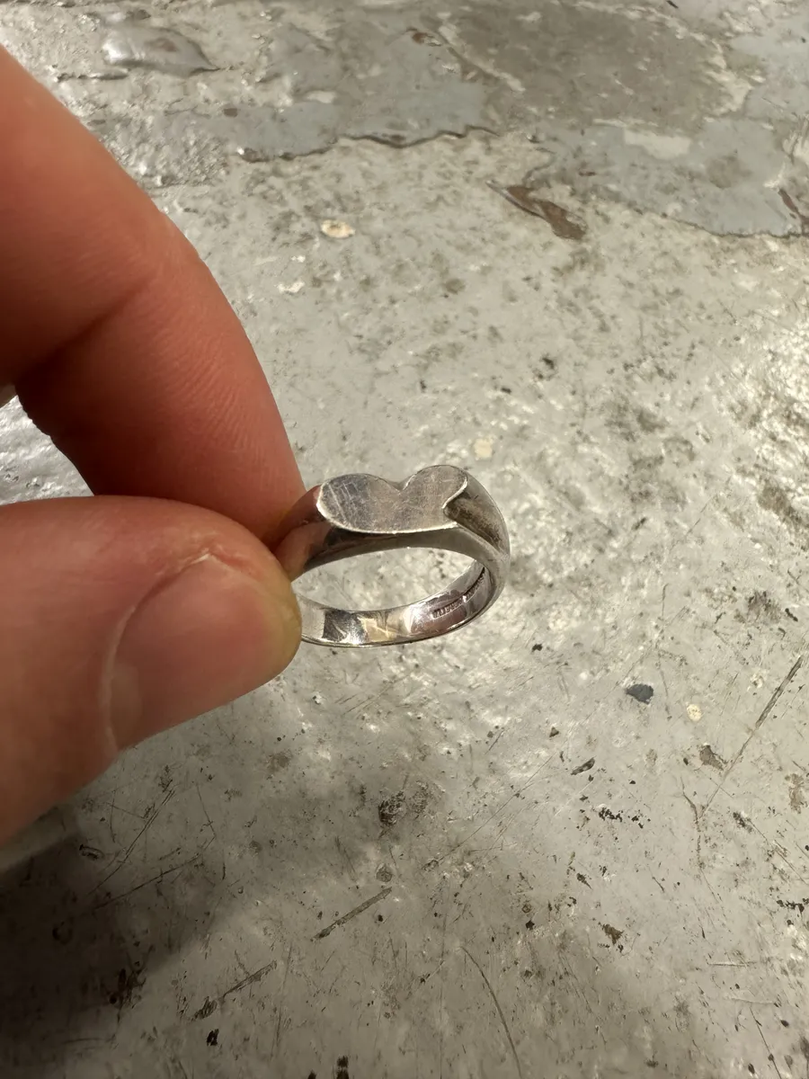 Tiffany & Co. Heart Silver 925 Ring - Image 6