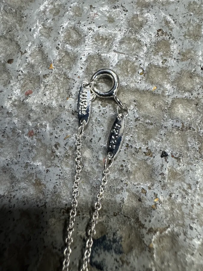 Tiffany & Co. Puffed Cross Silver Pendant Necklace - Image 3