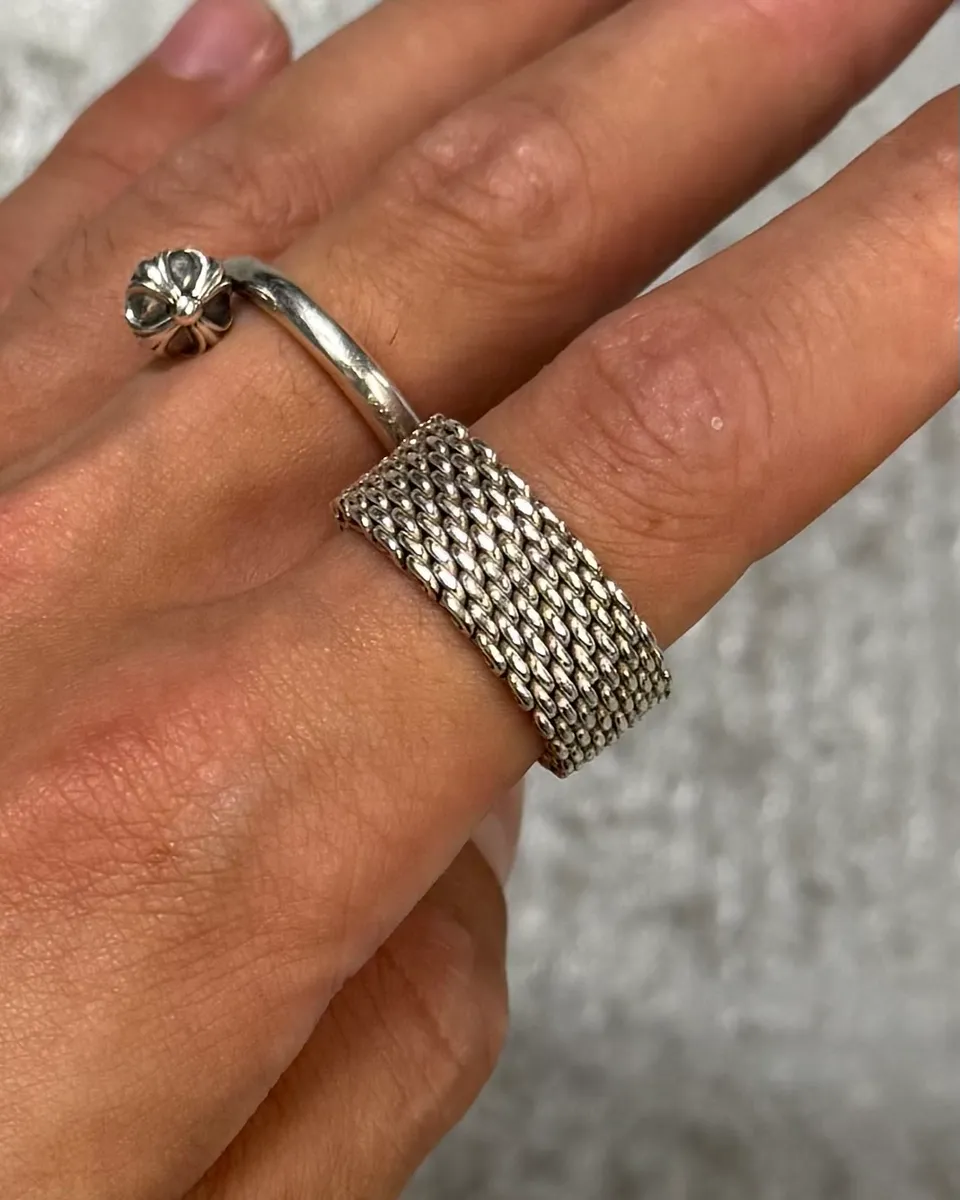 Tiffany & Co. Somerset Mesh Silver 925 Ring
