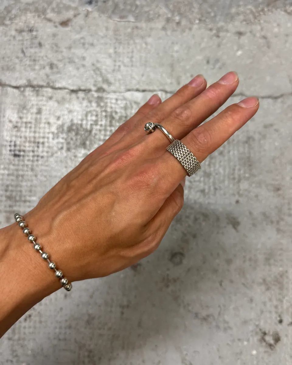 Tiffany & Co. Somerset Mesh Silver 925 Ring - Image 2