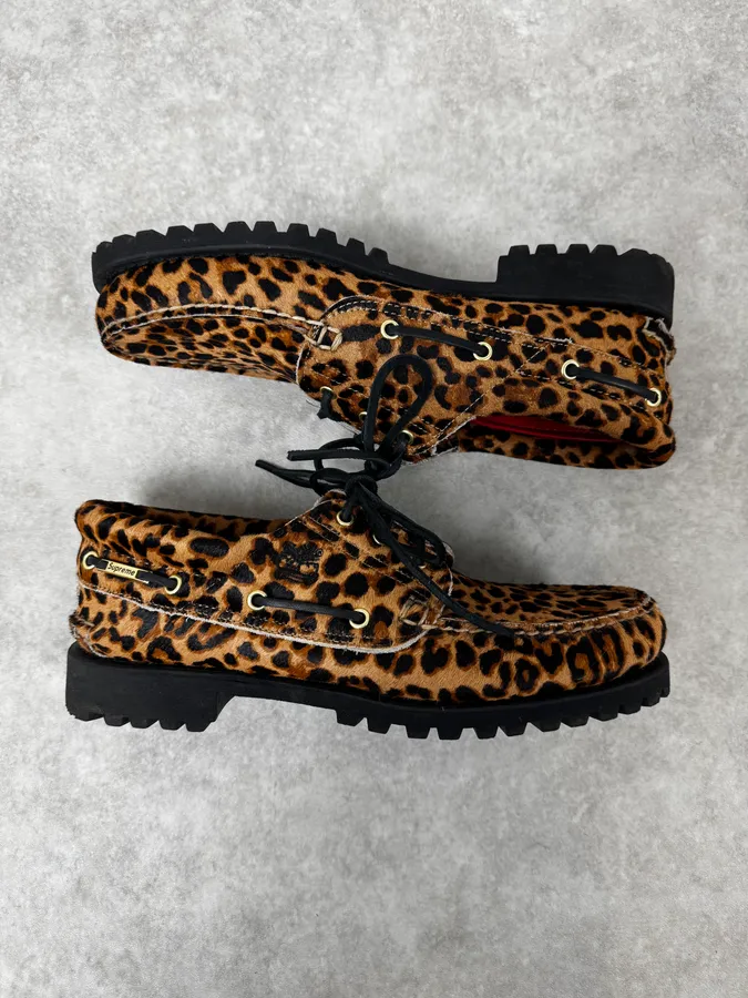 Timberland Supreme Cheetah Leather Shoes - Image 3