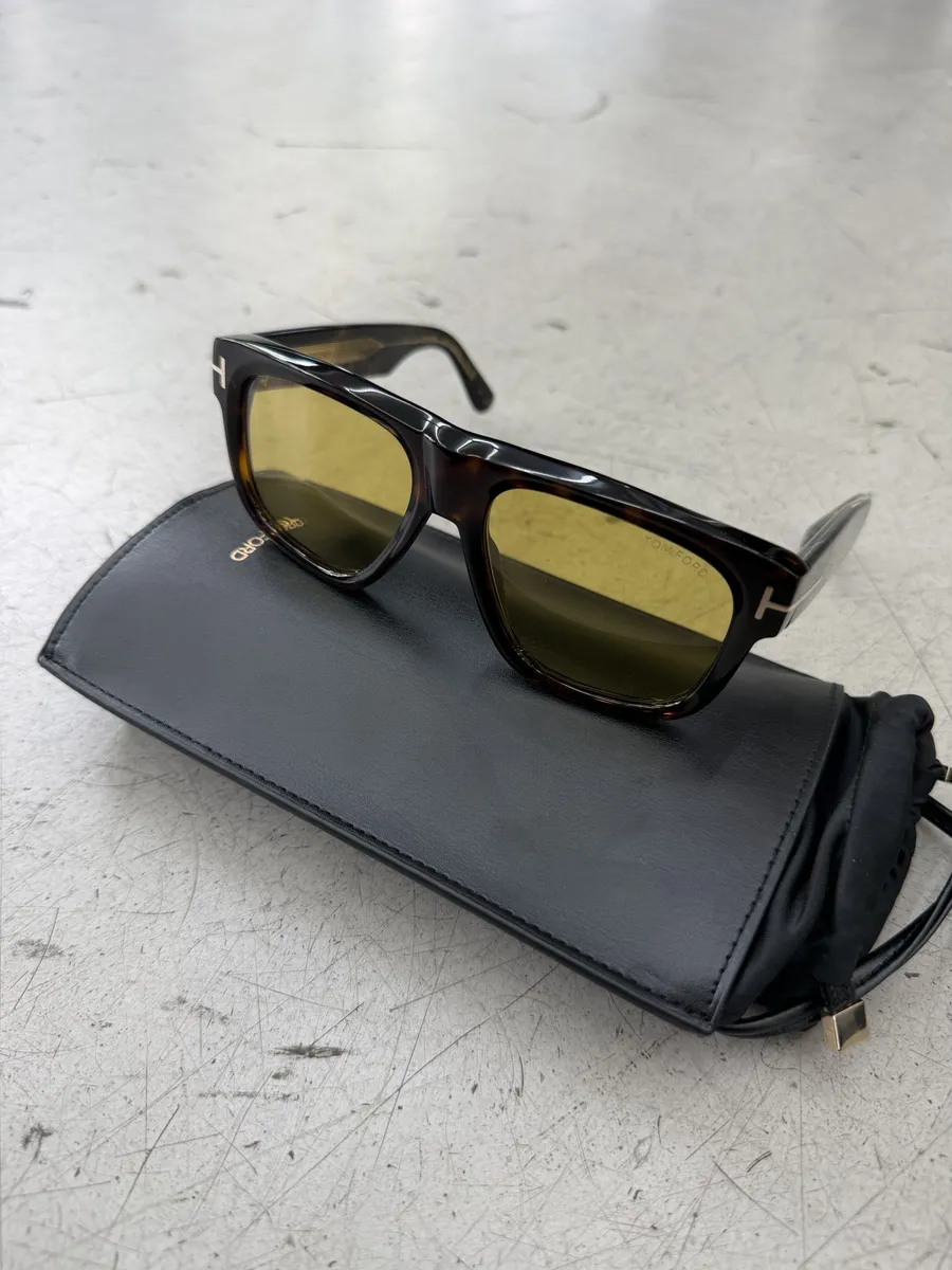 Tom Ford Zeiss Icon Collection Black Pilot Sunglasses
