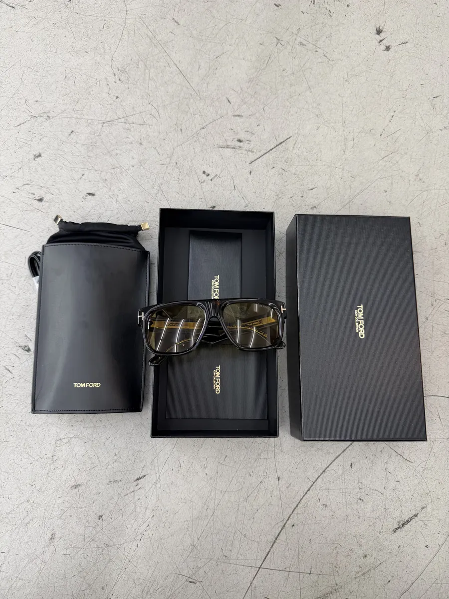 Tom Ford Zeiss Icon Collection Black Pilot Sunglasses - Image 6