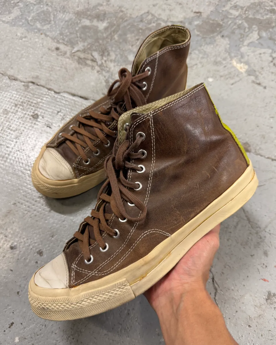 Visvim Brown Leather High Shoes