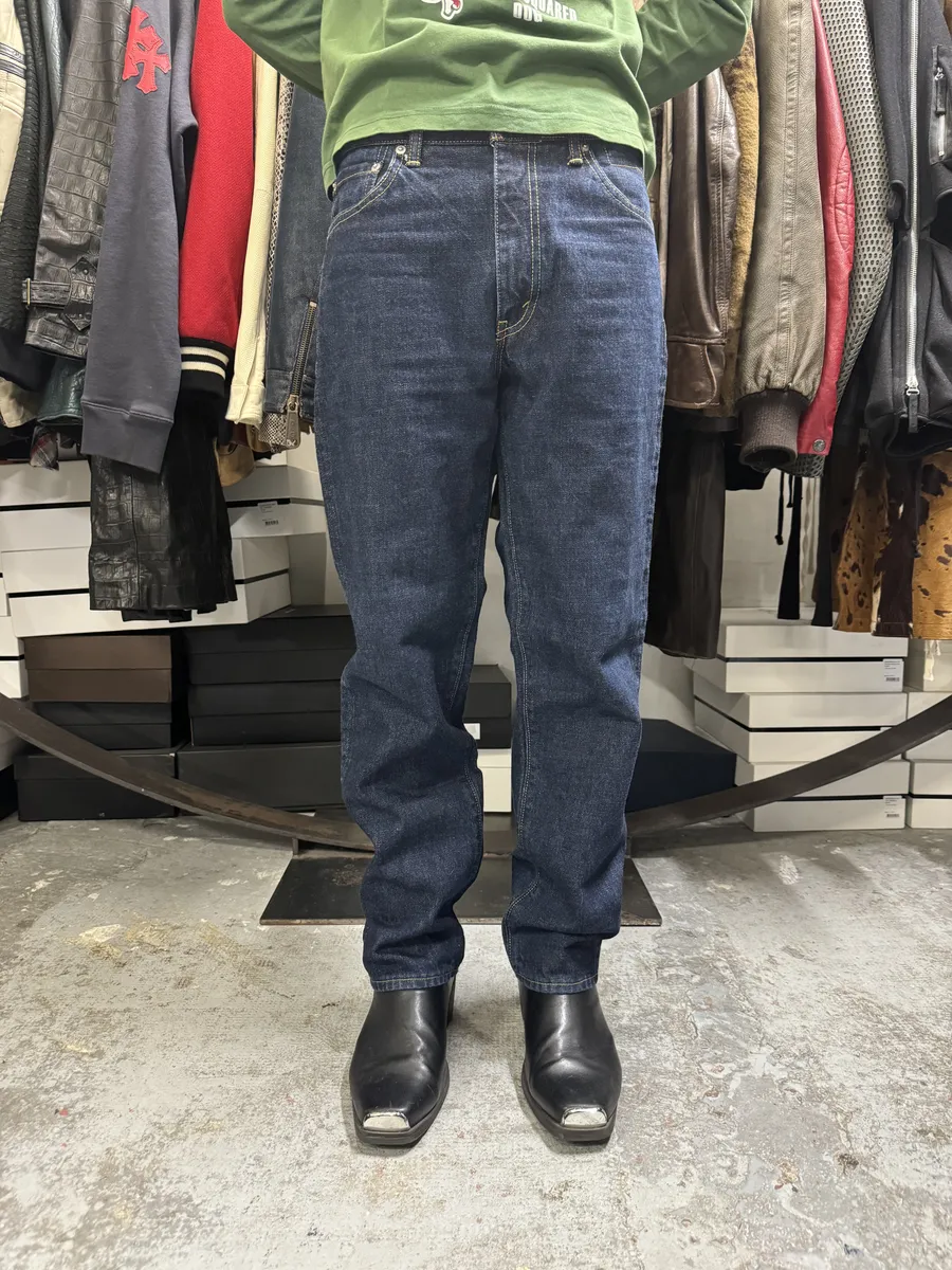 Visvim Premium Salvaged Navy Brut Regular Denim Jeans - Image 4
