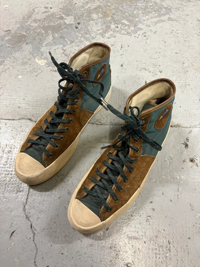 Visvim Sunnegga High Lamina Brown Shoes - Image 3