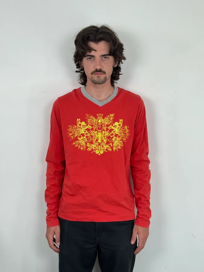 Walter Van Beirendonck Red Eagle Longsleeve - Image 2