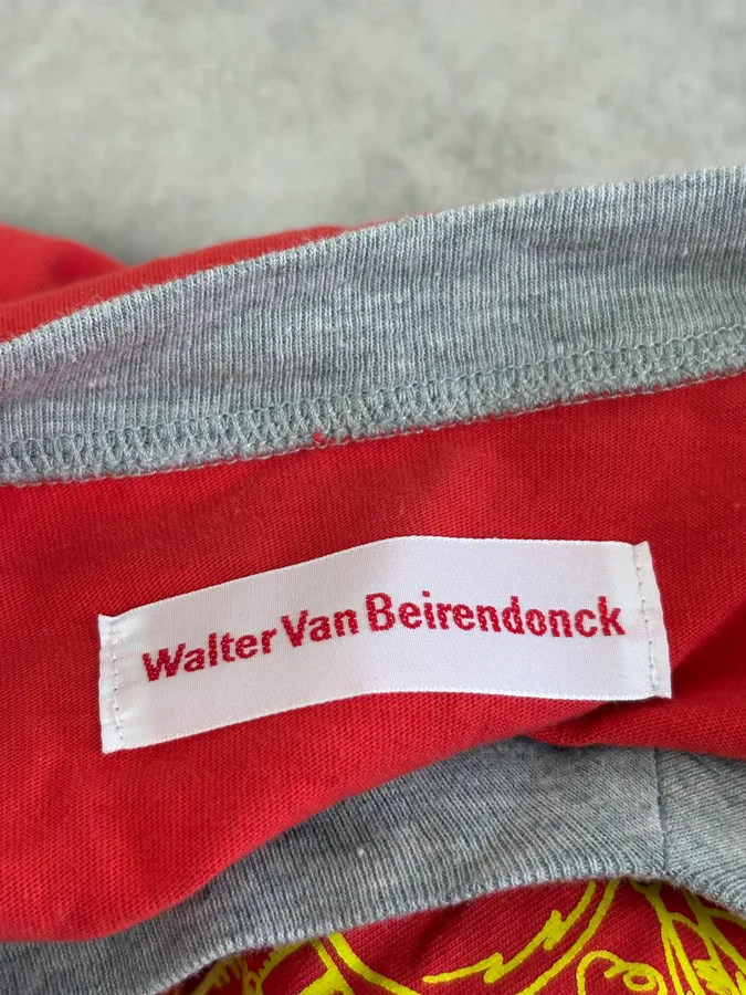 Walter Van Beirendonck Red Eagle Longsleeve - Image 8