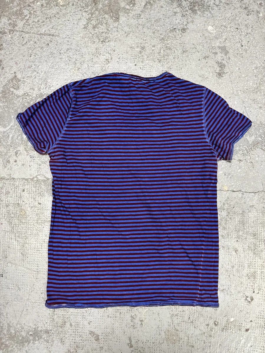 WLG by Giorgi Brato Blue & Red Striped Star T-Shirt - Image 9