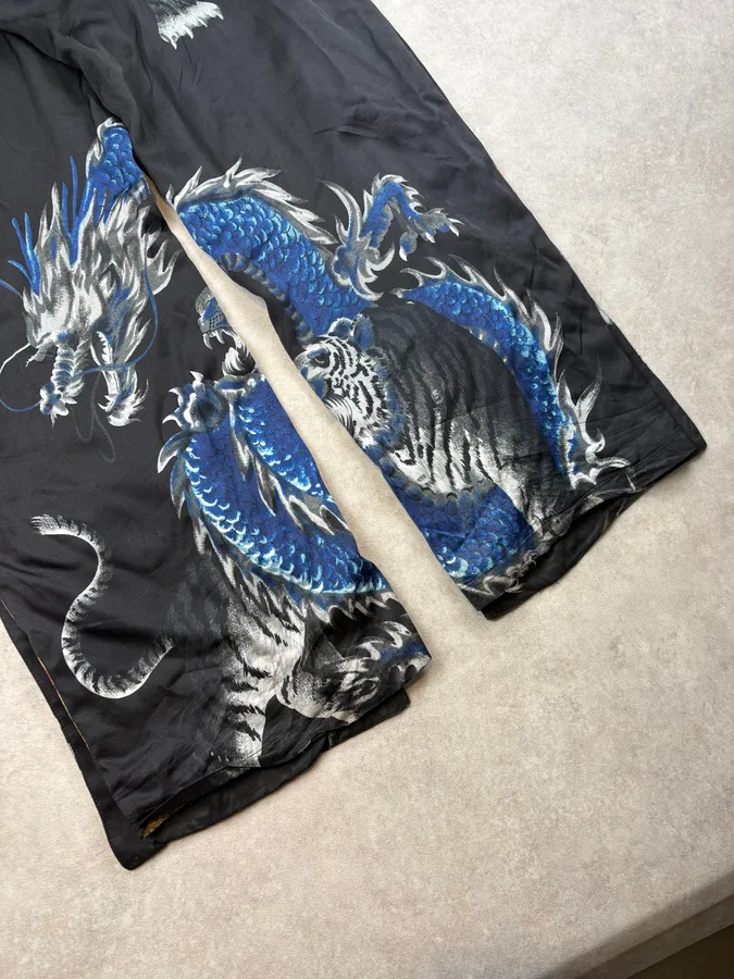 Y/Project Black Asian Dragon Detachable Track Pants - Image 8