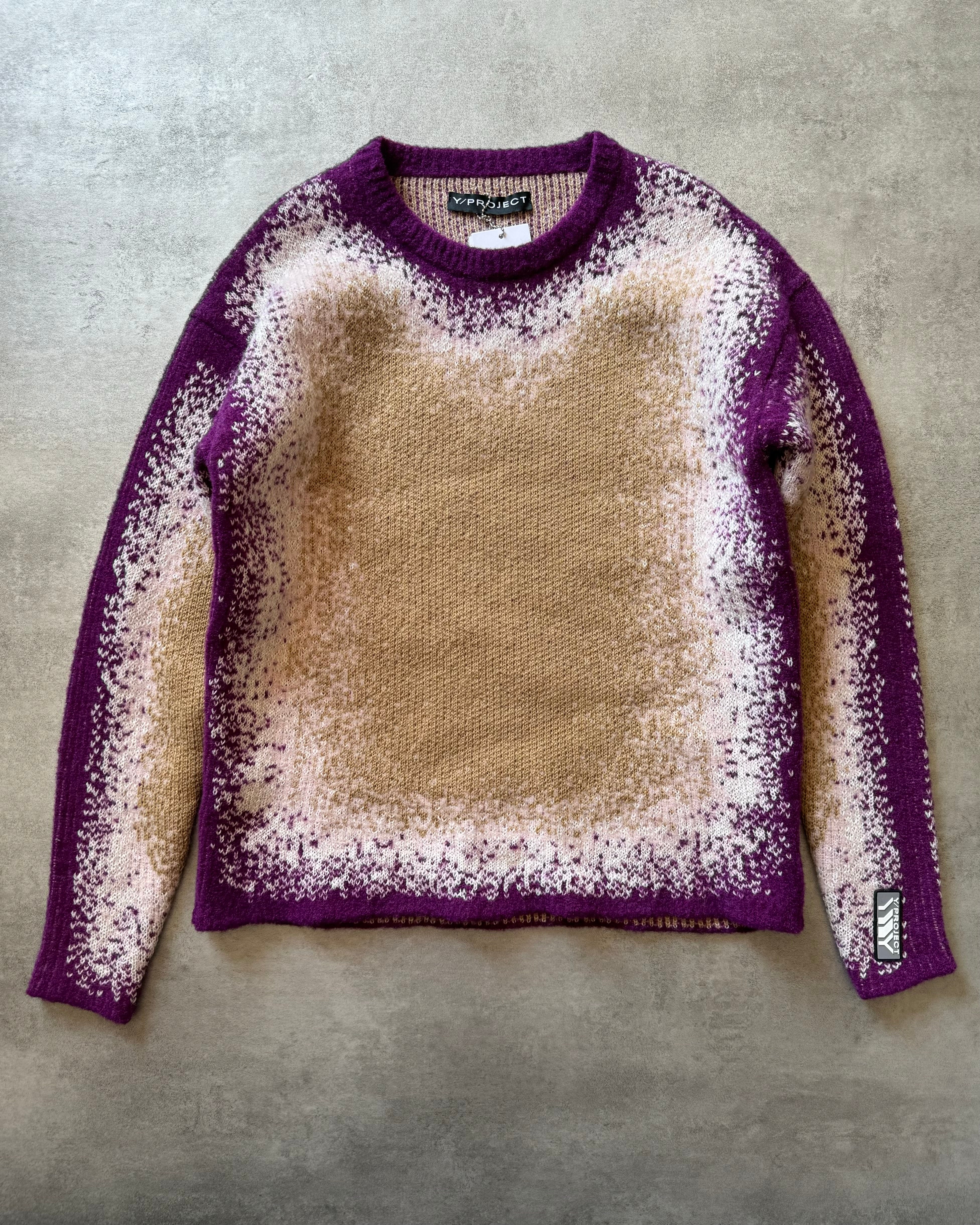 Y/Project Spray-Effect Knitted Gradient Sweater - Image 2