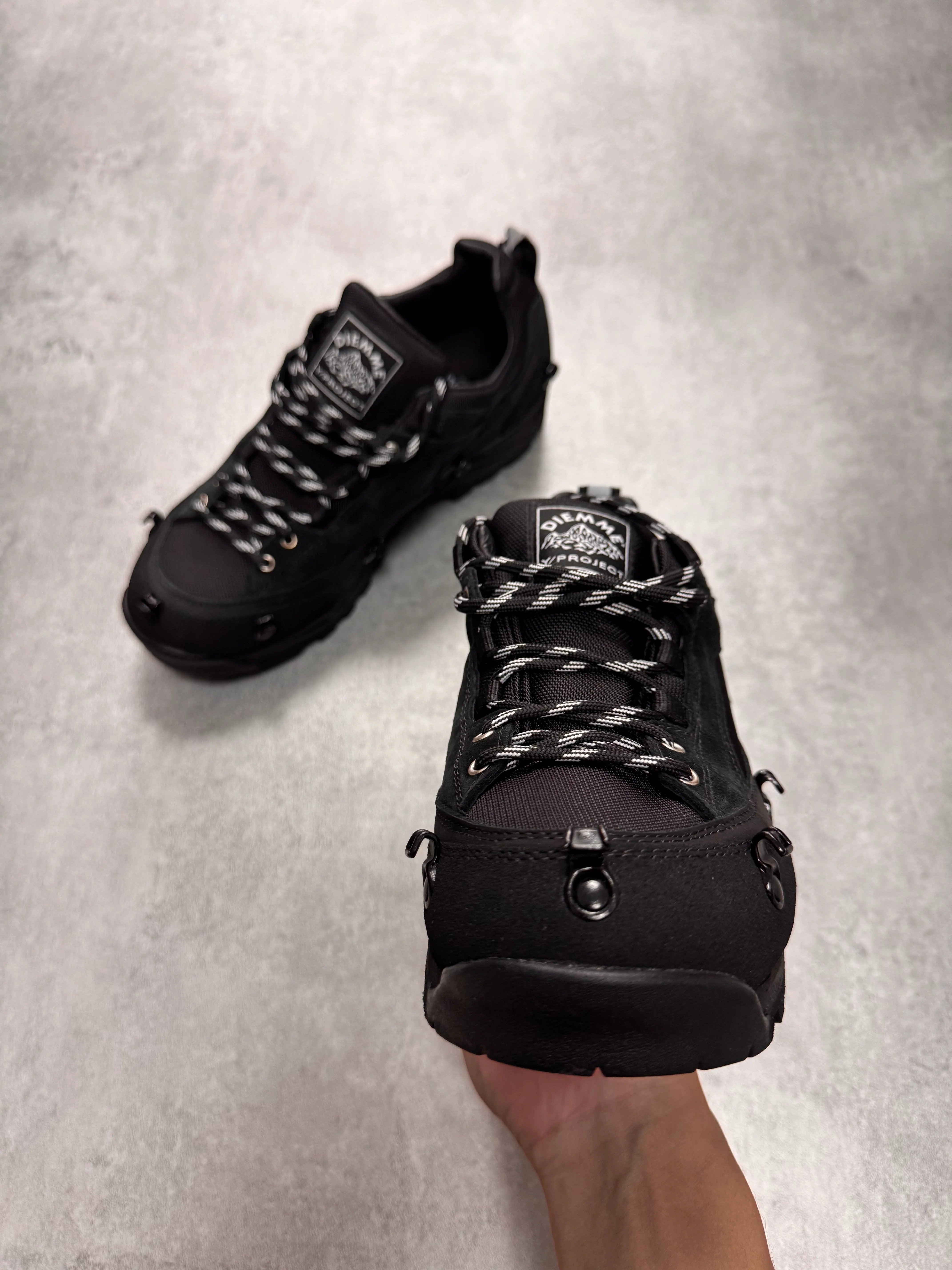 Y/Project x Diemme Black Grappa Hiker Shoes - Image 3