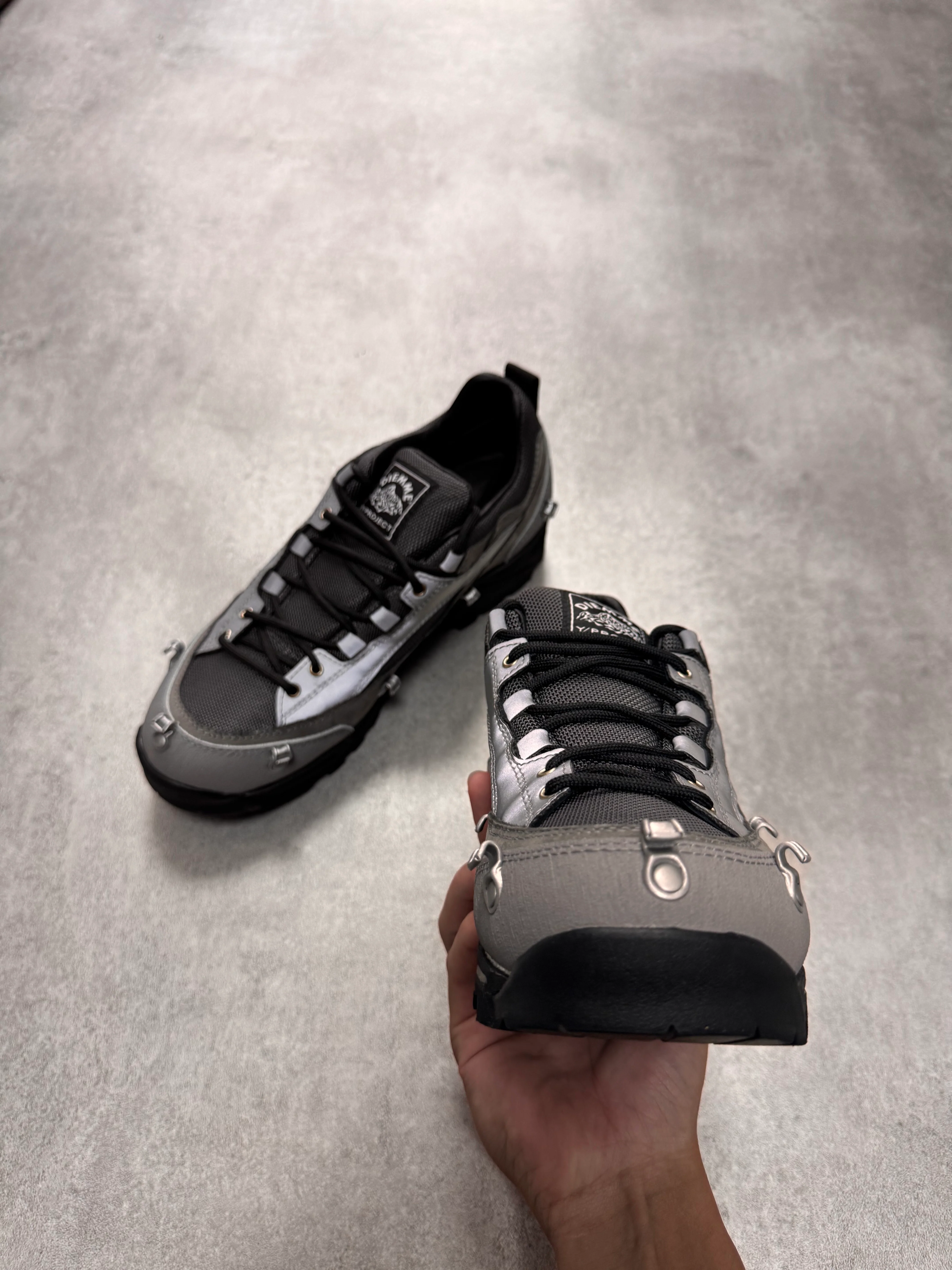 Y/Project x Diemme Silver Grey Grappa Hiker Shoes - Image 4