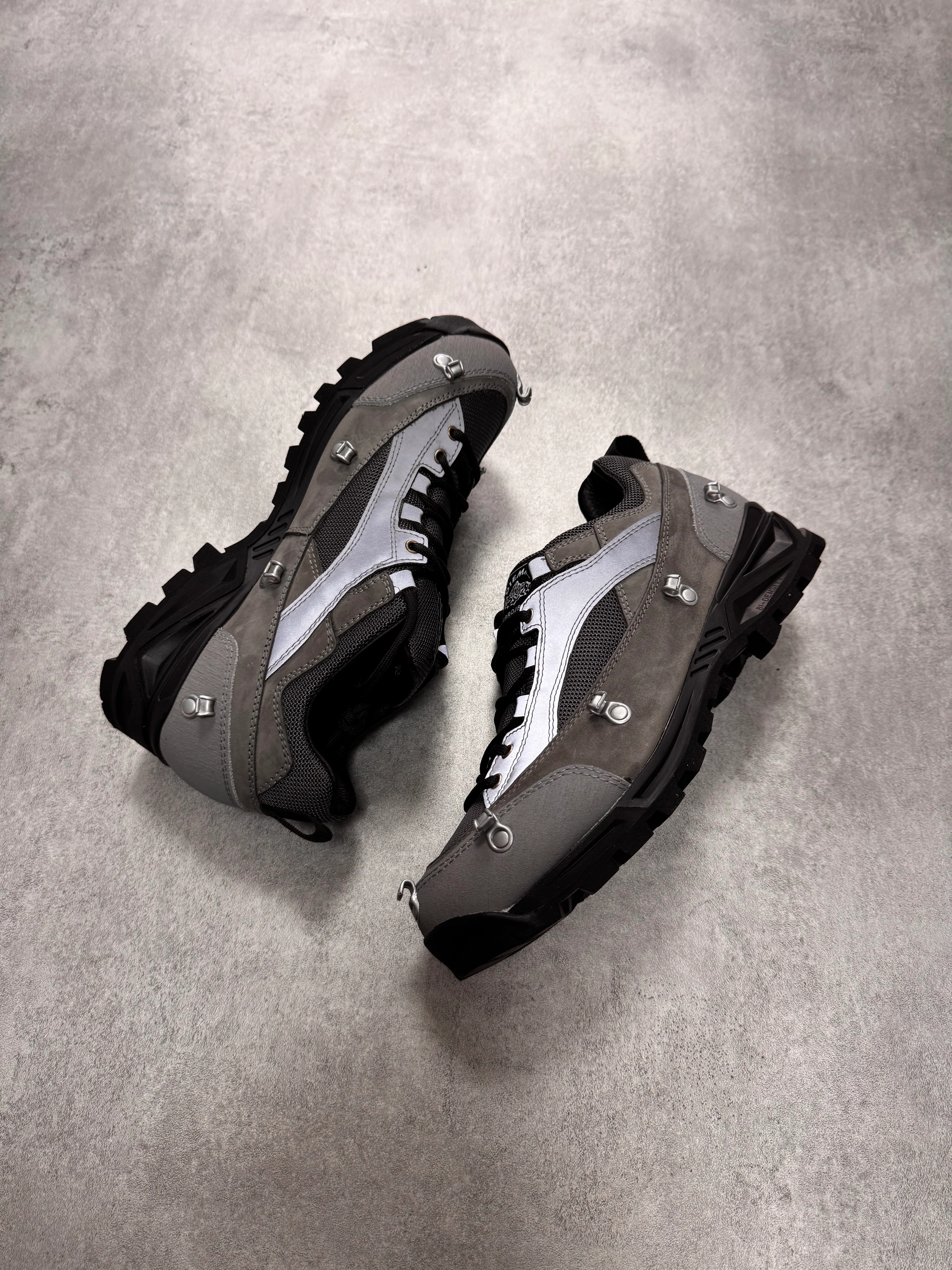 Y/Project x Diemme Silver Grey Grappa Hiker Shoes - Image 6