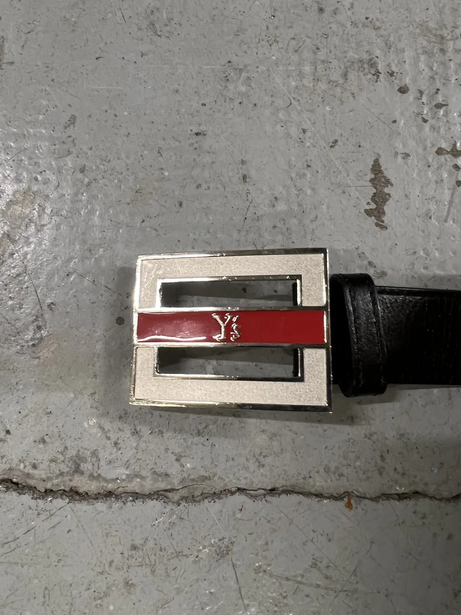 Yohji Yamamoto Y's Black Leather Belt - Image 5